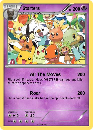 Pokemon Starters