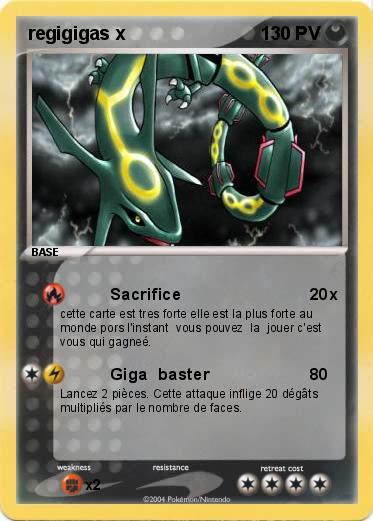 Pokemon regigigas x