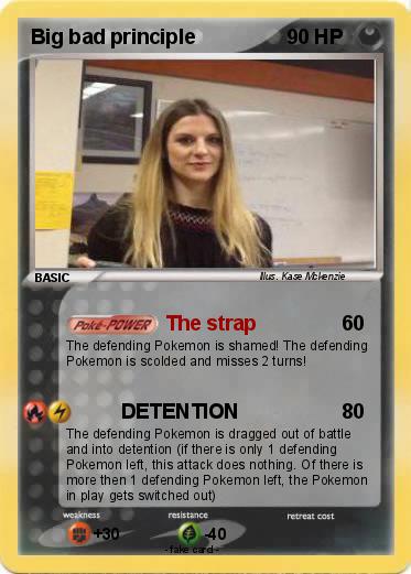 Pokemon Big bad principle