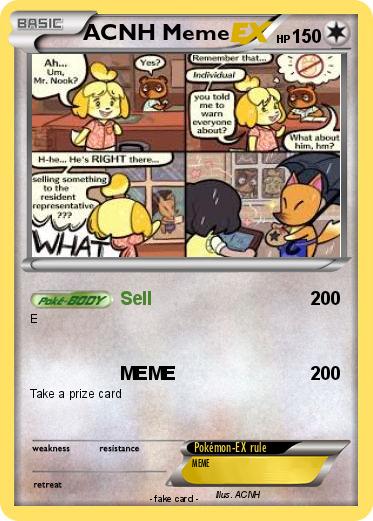 Pokemon ACNH Meme