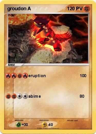 Pokemon groudon A