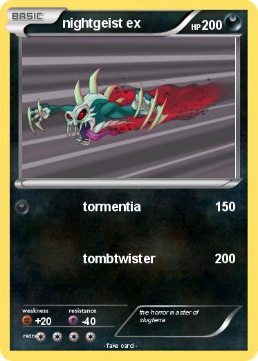 Pokemon nightgeist ex