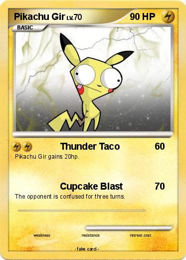 Pokemon Pikachu Gir