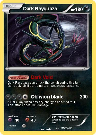 Pokemon Dark Rayquaza