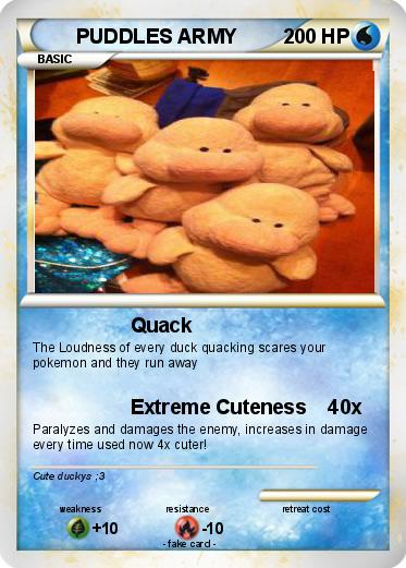 Pokemon PUDDLES ARMY