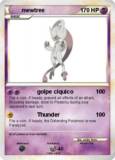 Pokemon mewtree