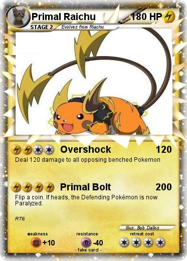 Pokemon Primal Raichu