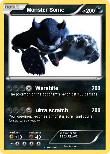 Pokemon Monster Sonic