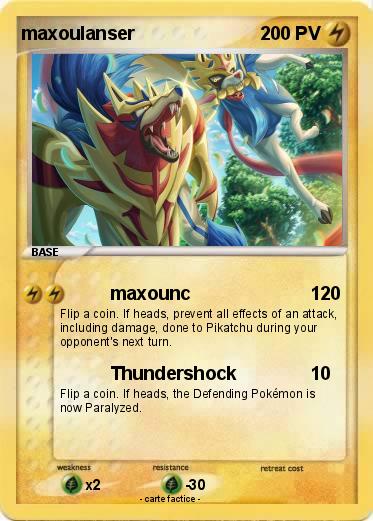 Pokemon maxoulanser