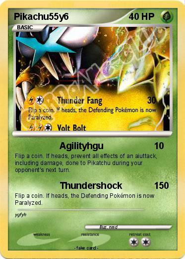 Pokemon Pikachu55y6