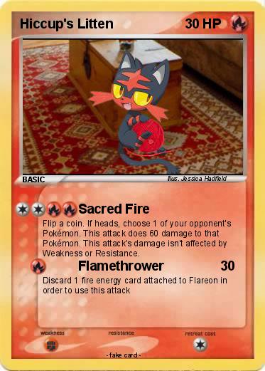 Pokemon Hiccup's Litten