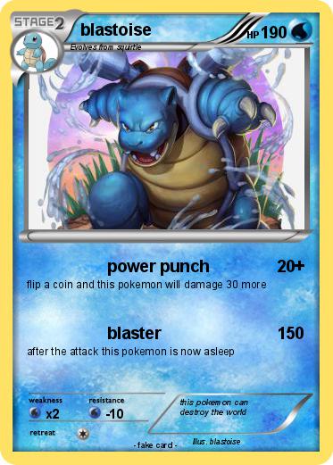 Pokemon blastoise