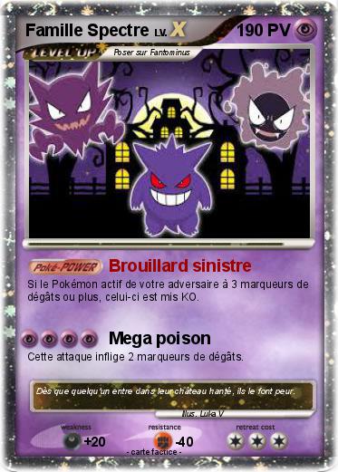 Pokemon Famille Spectre
