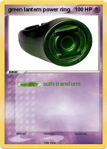 Pokemon green lantern power ring