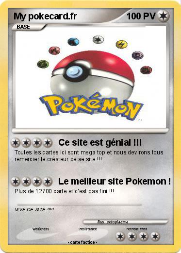 Pokemon My pokecard.fr