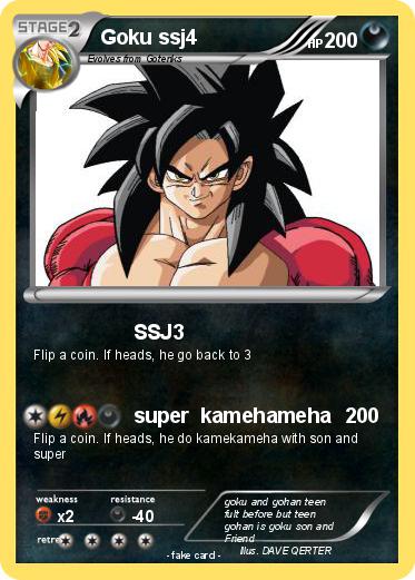 Pokemon Goku ssj4