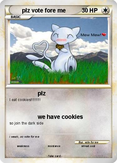 Pokemon plz vote fore me