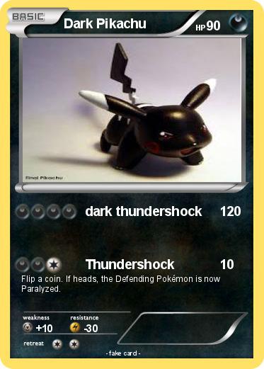 Pokemon Dark Pikachu