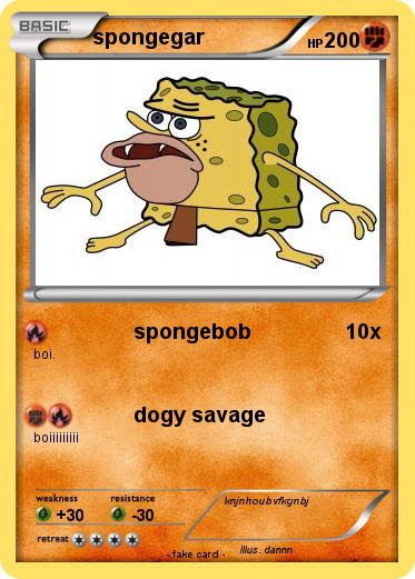 Pokemon spongegar