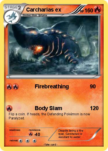 Pokemon Carcharias ex