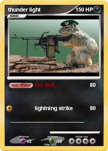 Pokemon thunder light
