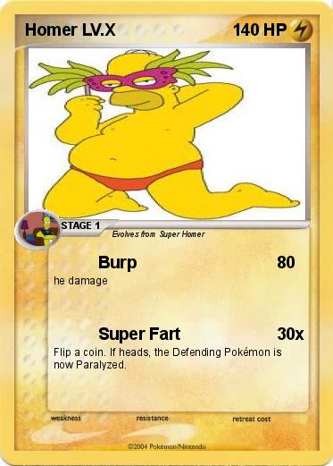 Pokemon Homer LV.X