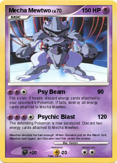 Pokemon Mecha Mewtwo
