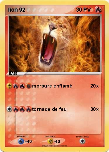 Pokemon lion 92