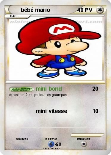 Pokemon bébé mario