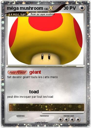 Pokemon méga mushroom