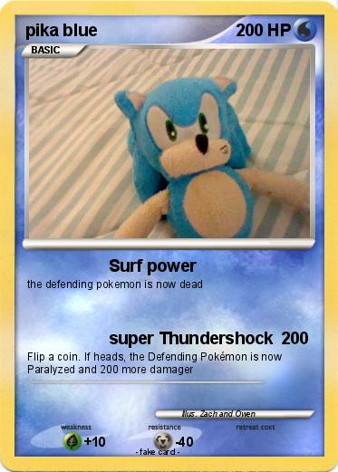 Pokemon pika blue