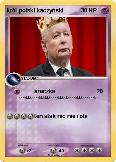 Pokemon król polski kaczyński