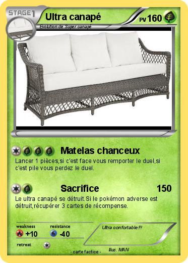 Pokemon Ultra canapé