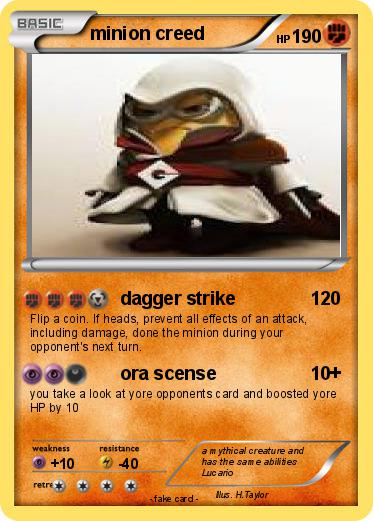Pokemon minion creed