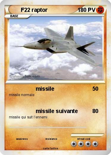 Pokemon F22 raptor