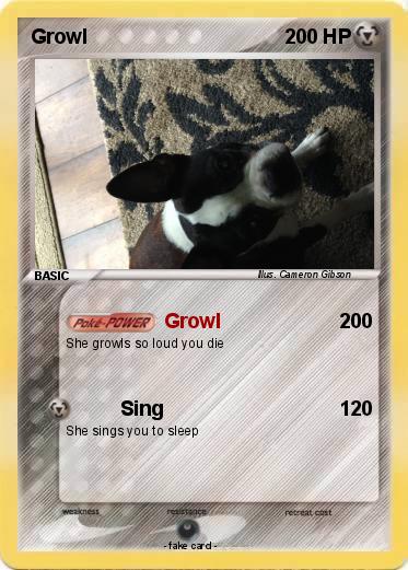Pokemon Growl