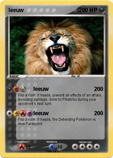Pokemon leeuw