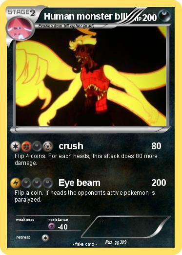 Pokemon Human monster bill
