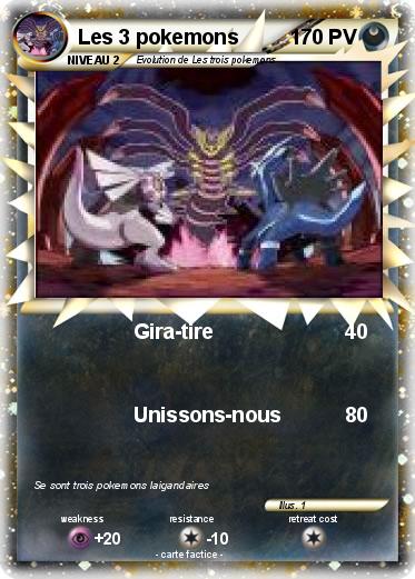 Pokemon Les 3 pokemons