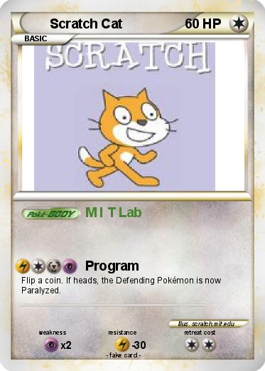 Pokemon Scratch Cat