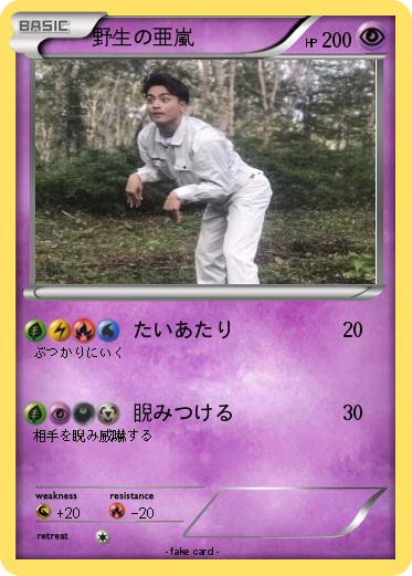 Pokemon 野生の亜嵐