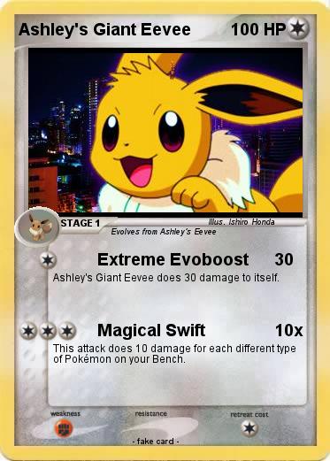 Pokemon Ashley's Giant Eevee