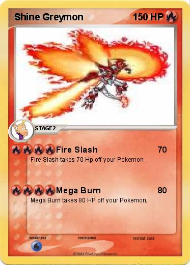 Pokemon Shine Greymon