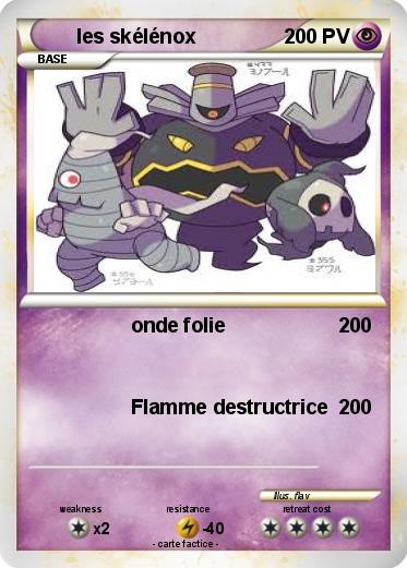Pokemon les skélénox
