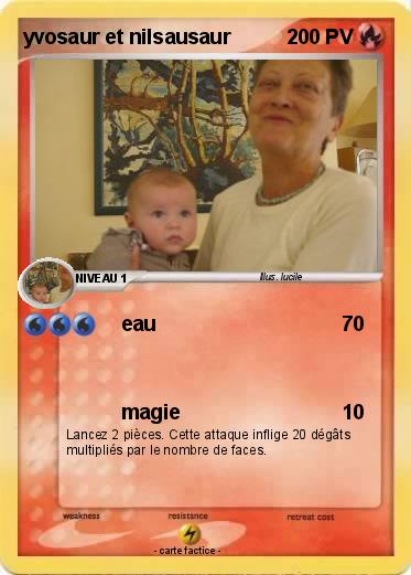 Pokemon yvosaur et nilsausaur