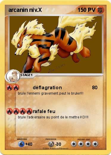 Pokemon arcanin niv.X
