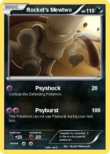Pokemon Rocket's Mewtwo