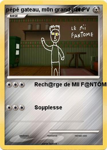 Pokemon pépé gateau, m0n grand-père