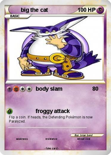 Pokemon big the cat