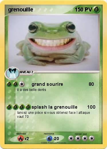 Pokemon grenouille                                 